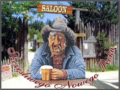 Saloon Szczęśliwego Nowego Roku