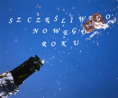 Szczęśliwego Nowego Roku - wystrzał