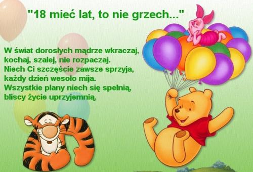 18 mieć lat to nie grzech