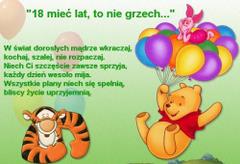 18 mieć lat to nie grzech