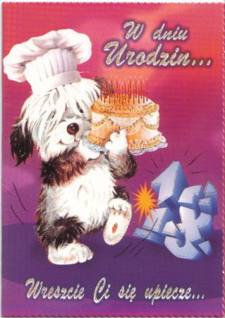 W dniu urodzin...