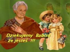Dziękujemy babciu że jesteś