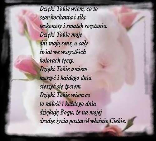 Dzięki Tobie wiem...