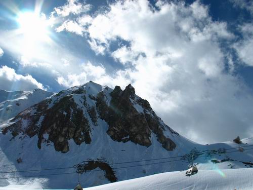 Piękna zima w górach