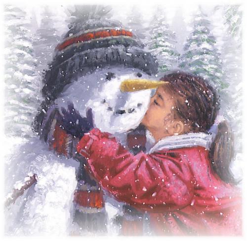 Całus dla bałwanka