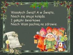 Wesołych Świąt a w Święto...