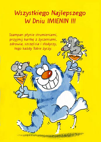 Wszystkiego najlepszego w dniu imienin !!!