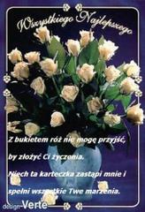 Z bukietem róż nie mogę przyjść...