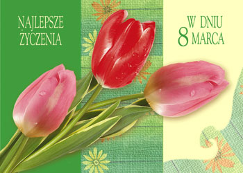 Najlepsze życzenia w dniu 8 marca