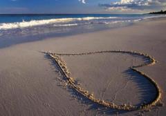 Serce na piasku