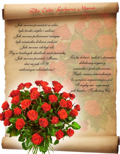 Dla Ciebie kochana mamo !