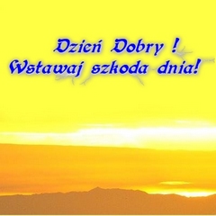 Dzień dobry ! Wstawaj...