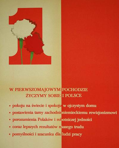 W pierwszomajowym pochodzie...