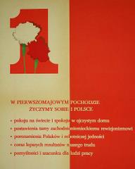 W pierwszomajowym pochodzie...