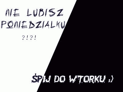 Nie lubisz poniedziałku? Śpij do wtorku