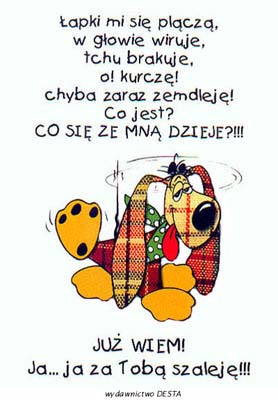 Łapki mi się plączą...