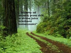 Idziemy od wczoraj przez dziś...