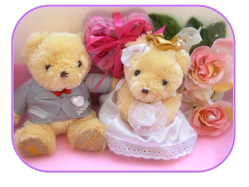 Miśki wśród róż