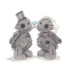 Całujące się miśki