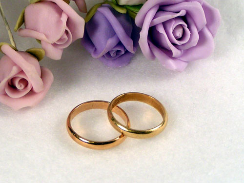 Obrączki i róże