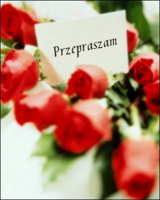 Róże przepraszam