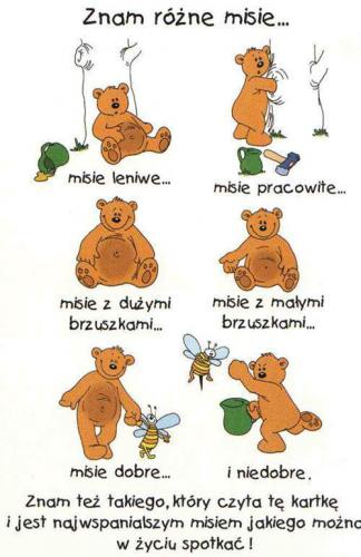 Znam różne misie...