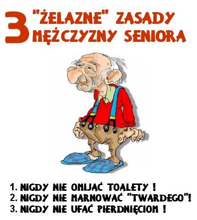 3 żelazne zasady seniora